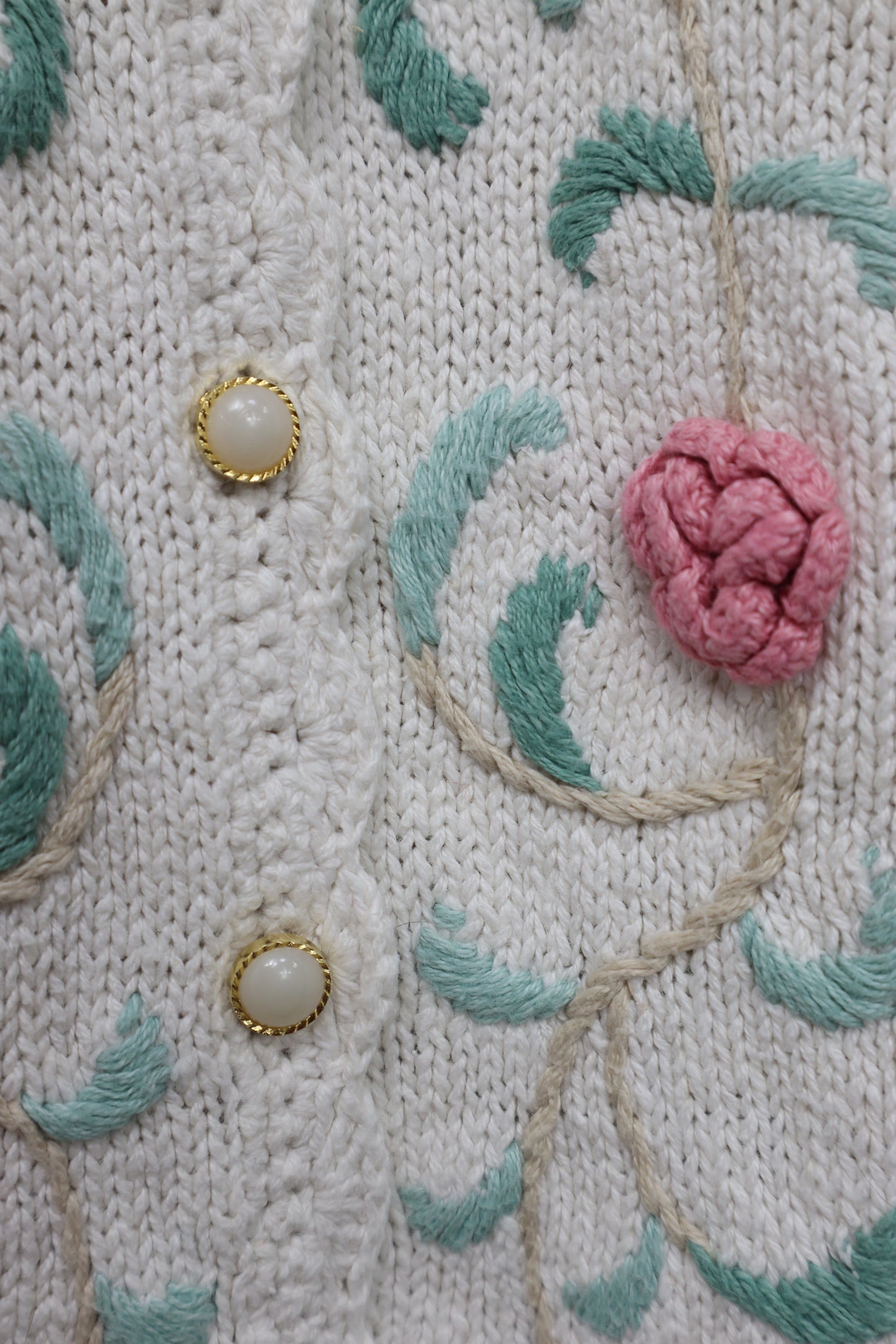 CARDIGAN FLORES CROCHET JULIA